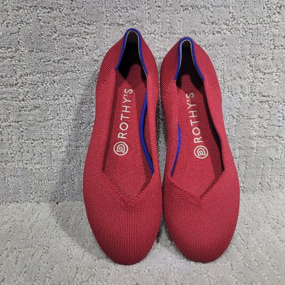 Rothy's Shoes - Rothy’s The Flat Scooter Red Round Toe Slip On Shoes Women's Size US 6, 6.5, 10